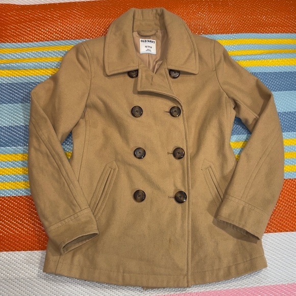 Old Navy Camel Peacoat Women’s Size Xsmall - Picture 1 of 3